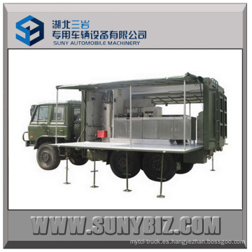 6X6 Camión Dongfeng fuera de carretera Auto-Prepelled Cocina Vehículo Mobile Canteen